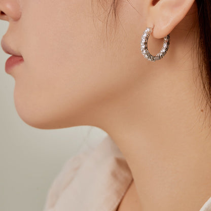 [AuraEcho]Unique Round Cut Daily Earrings