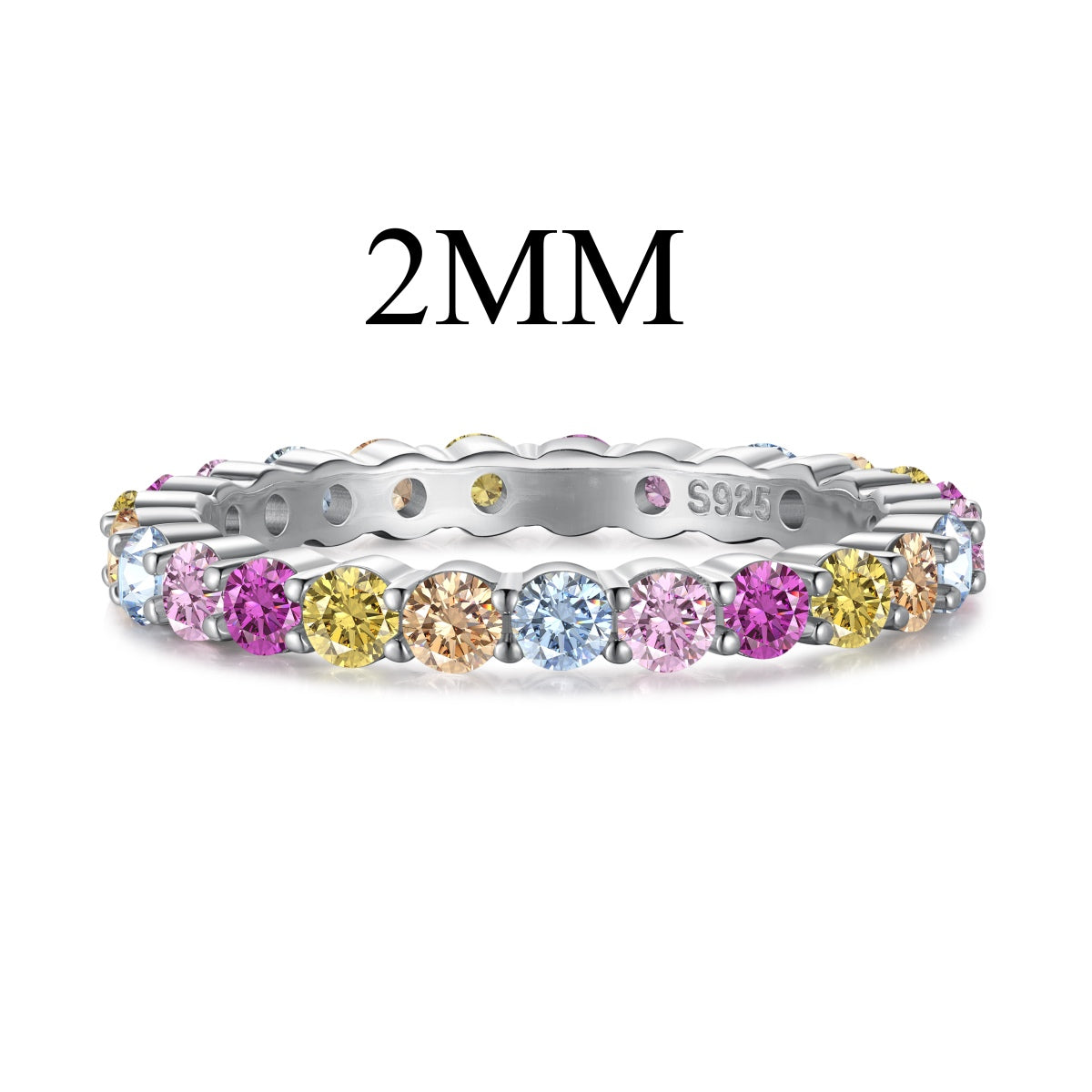 [AuraEcho]Dazzling Resplendent Round Cut Party Ring
