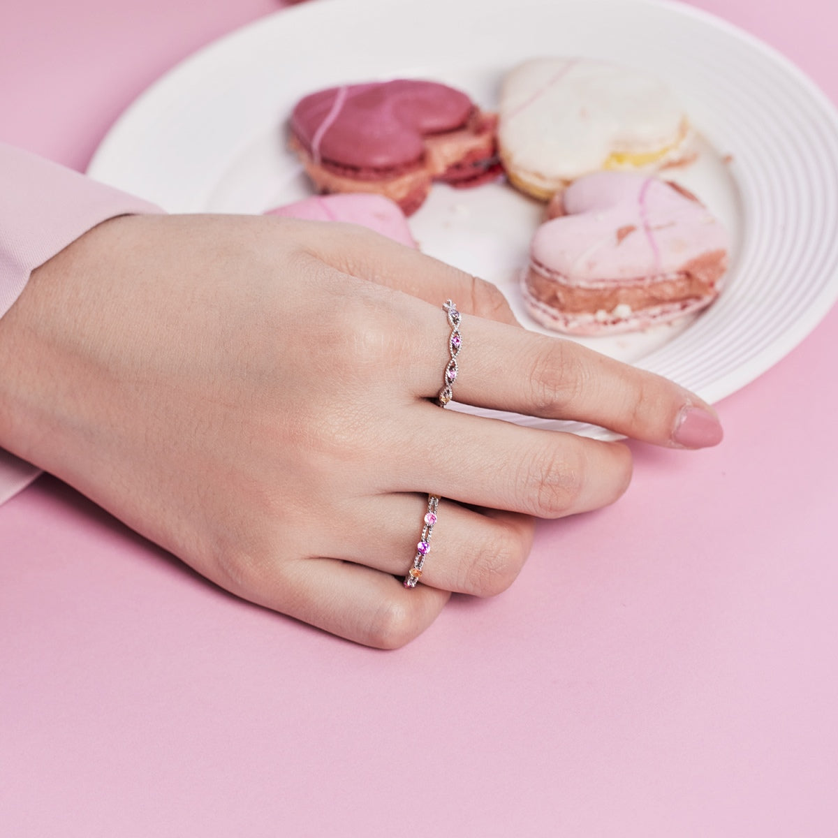 [AuraEcho]Elegant Energetic Round Cut Daily Ring