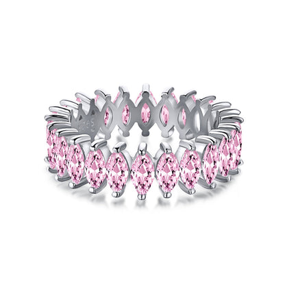 [AuraEcho]Gorgeous Marquise Cut Tennis Ring