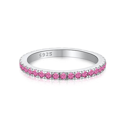 [AuraEcho]Delicate Sparkling Round Cut Daily Ring