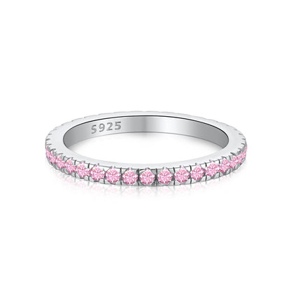 [AuraEcho]Delicate Sparkling Round Cut Daily Ring