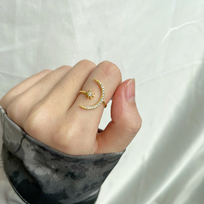 [AuraEcho]Eternity Moon & Star Ring