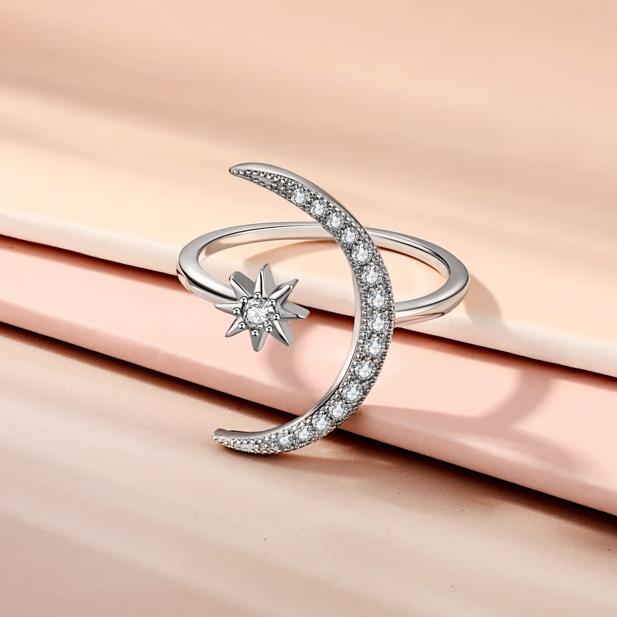 [AuraEcho]Eternity Moon & Star Ring