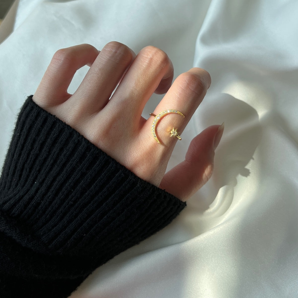 [AuraEcho]Eternity Moon & Star Ring