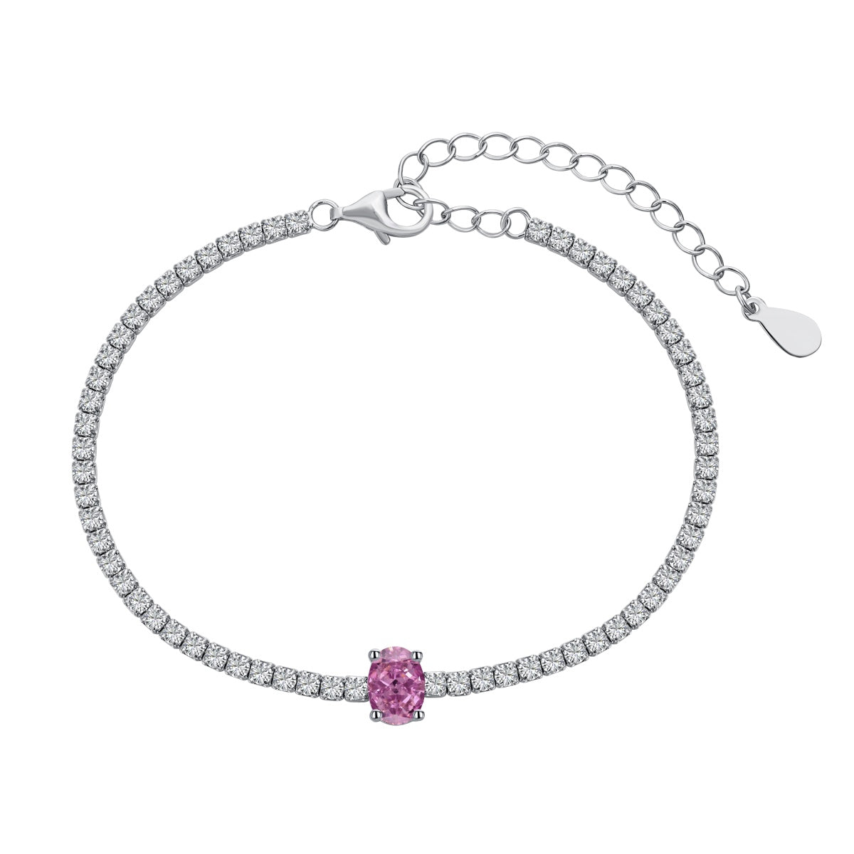 [AuraEcho]0.75 Carat Exquisite Oval Cut Daily Bracelet