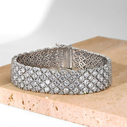 [AuraEcho]Ornate Elegant Round Cut Party Bracelet