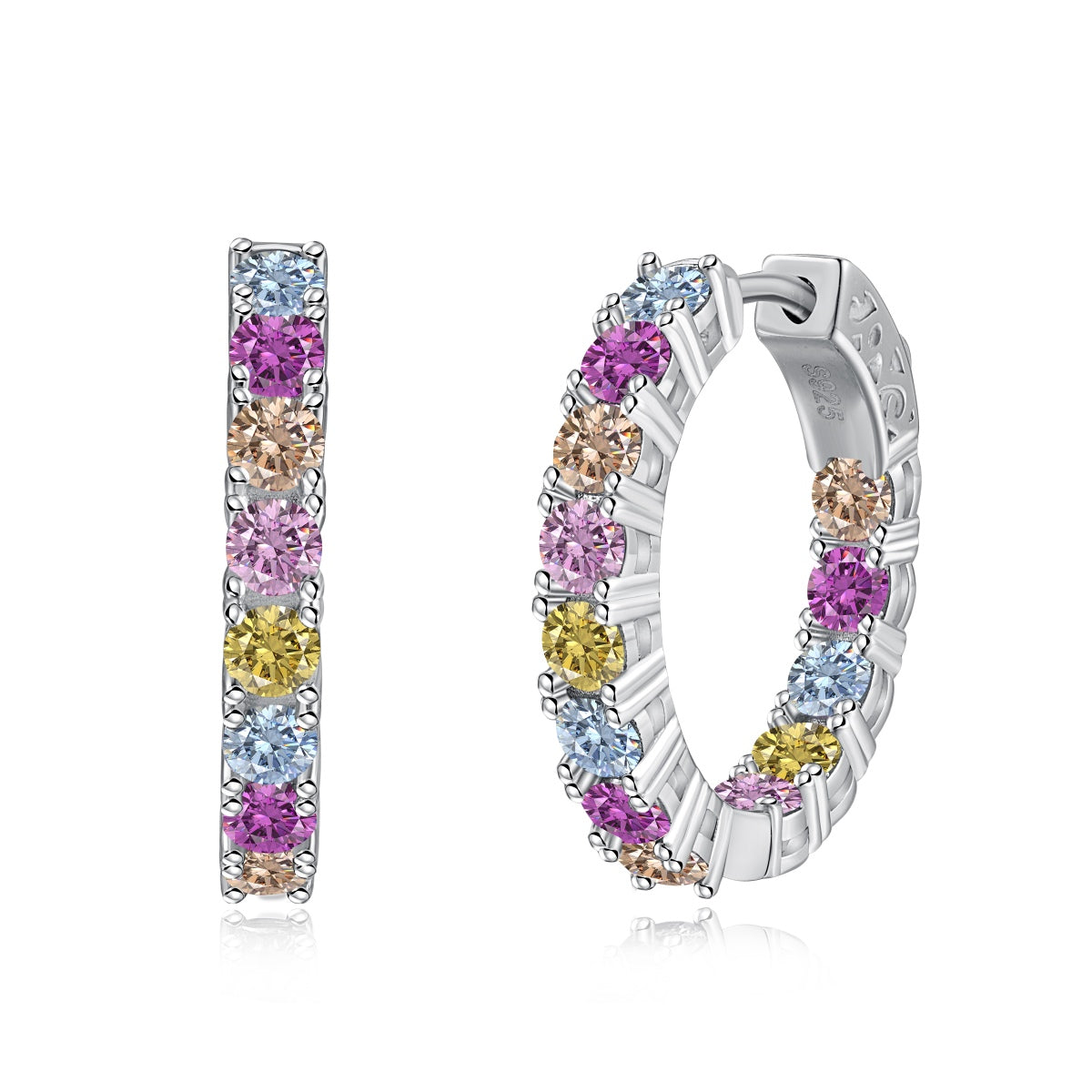[AuraEcho]Unique Round Cut Daily Earrings