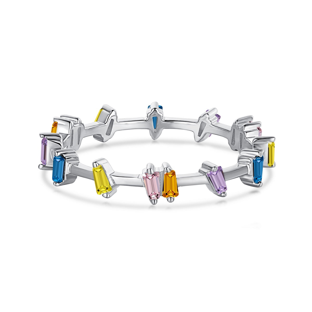 [AuraEcho]Unique Trapezoid Cut Daily Ring