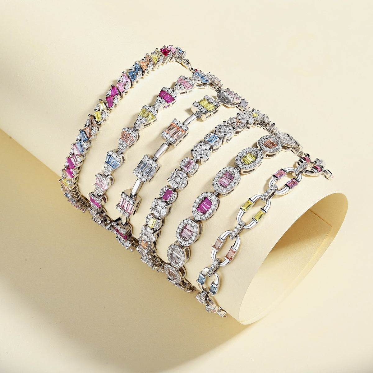 [AuraEcho]Dainty Charming Emerald Cut Daily Bracelet