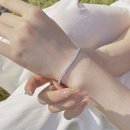 [AuraEcho]Radiant Colorful Round Cut Party Bracelet