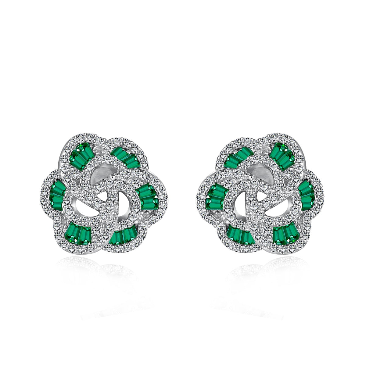 [AuraEcho]Exquisite Flower Shape Daily Earrings