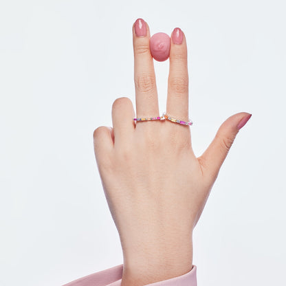 [AuraEcho]Lively In Shades Elegant Radiant Cut Daily Ring