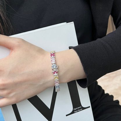 [AuraEcho]Delicate Colorful Multi Cut Party Bracelet