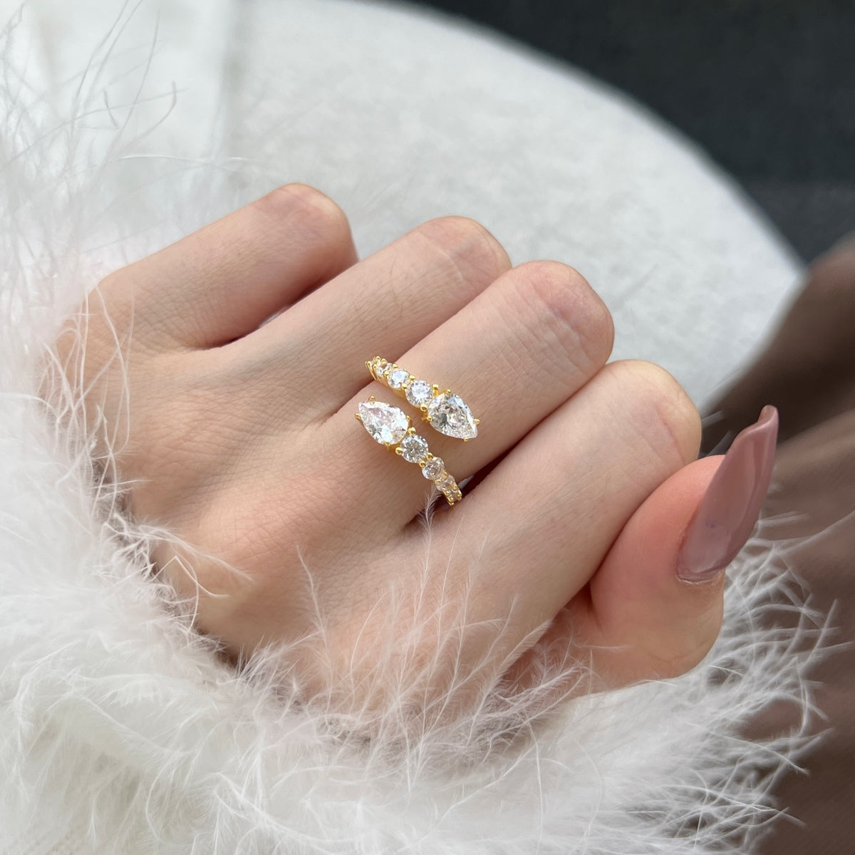[AuraEcho]Delicate Lively Snake Shape Daily Ring