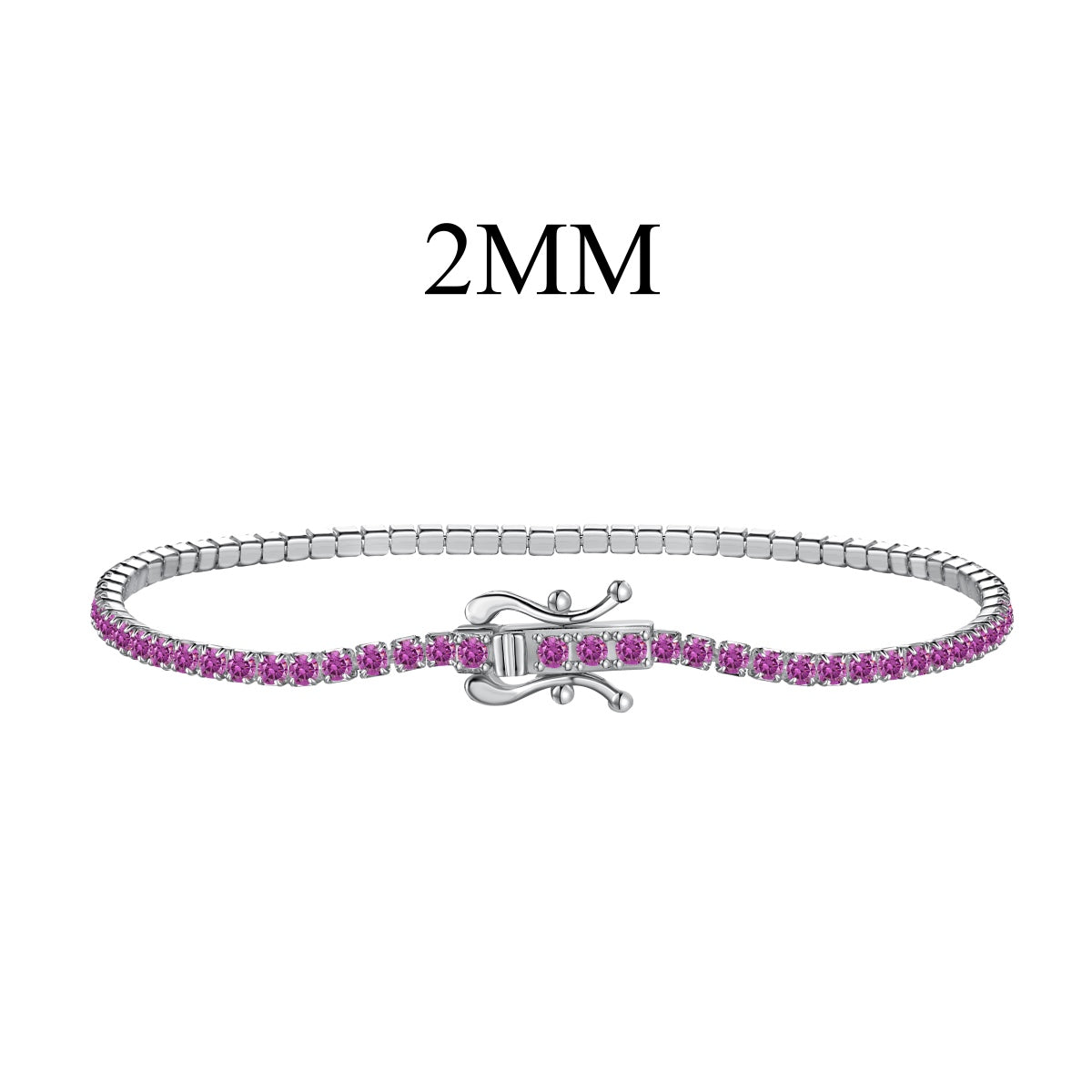 [AuraEcho]Radiant Colorful Round Cut Party Bracelet