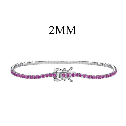 [AuraEcho]Radiant Colorful Round Cut Party Bracelet