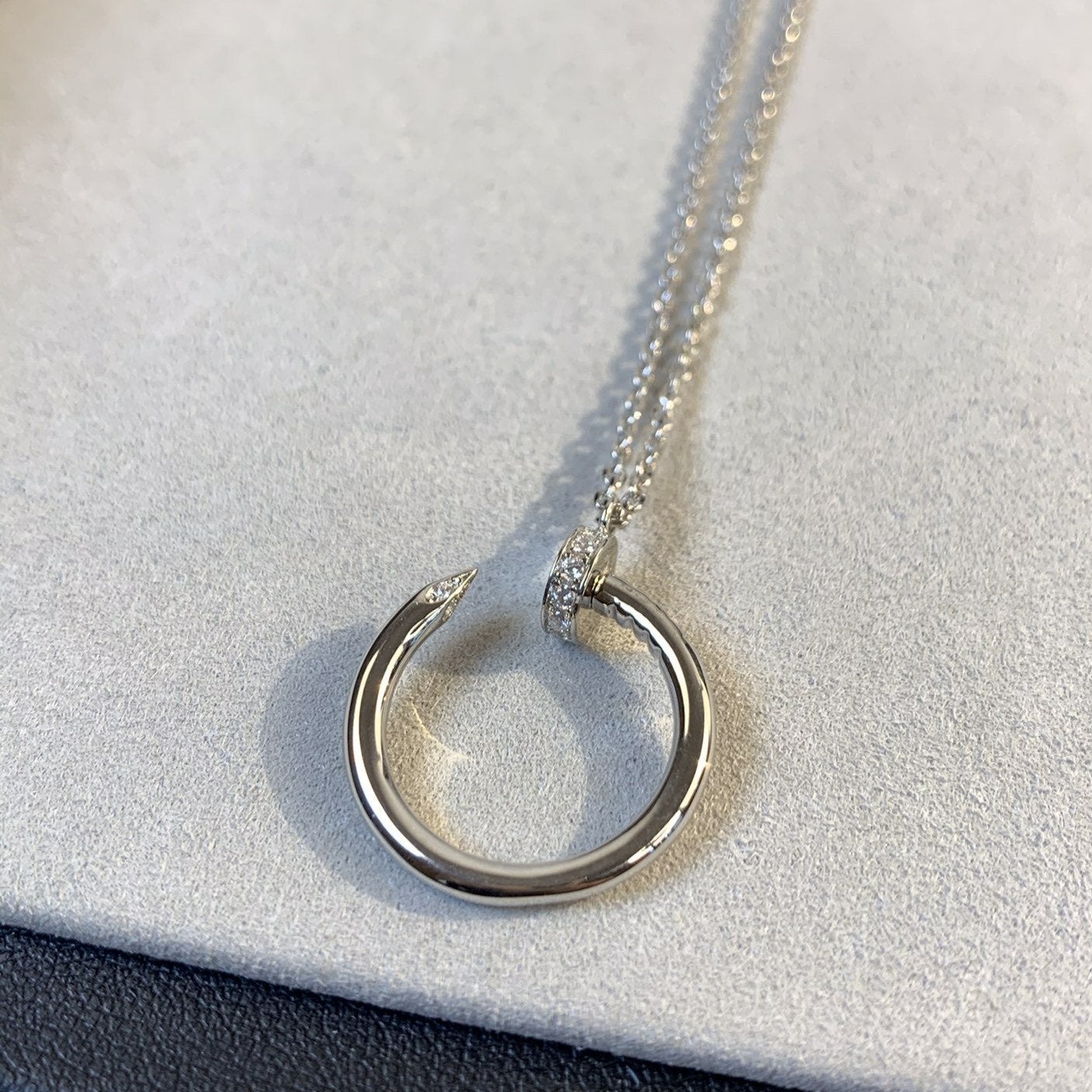 [AuraEcho]JUSTE NECKLACE SILVER