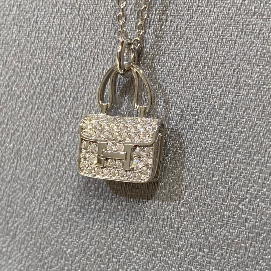 [AuraEcho]CONSTANCE PEDANT DIAMOND NECKLACE