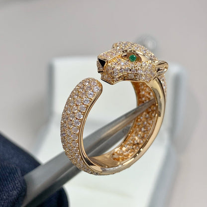 [AuraEcho]PANTHERE PINK GOLD DIAMOND RING
