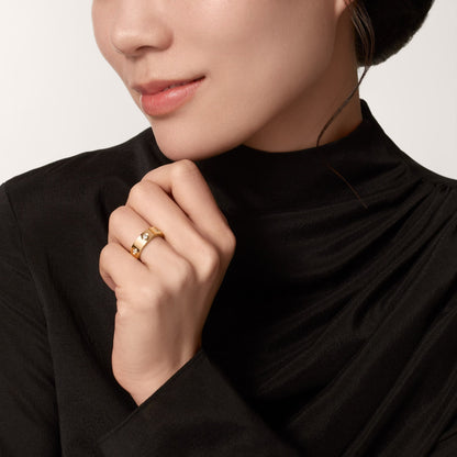 [AuraEcho]LOVE 5.5MM 6 DIAMOND RING