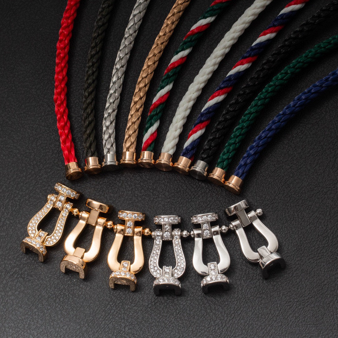 [AuraEcho]FORCE LARGE HORSESHOE NO DIAMOND BRACELET GOLD