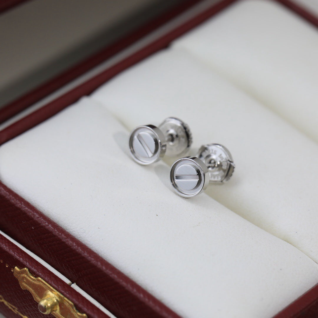 [AuraEcho]LOVE EARRINGS 7.2MM