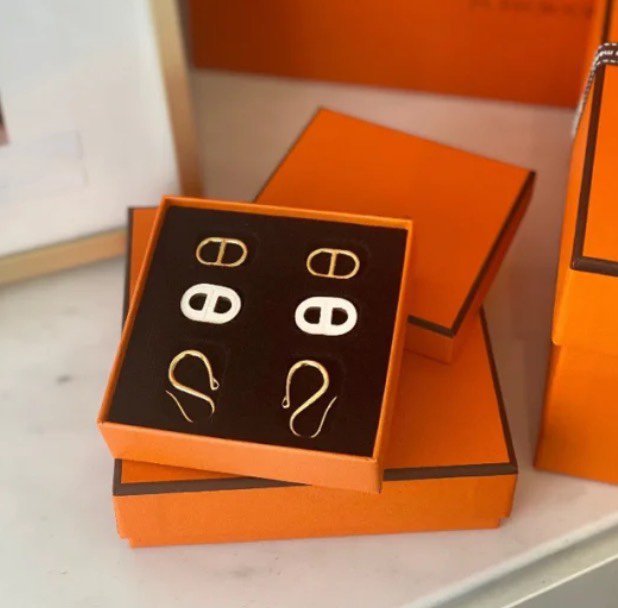 [AuraEcho]HM O'MAILLON GOLD EARRINGS