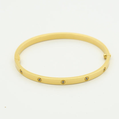 [AuraEcho]LOVE BRACELET 3.65MM 10 DIAMONDS