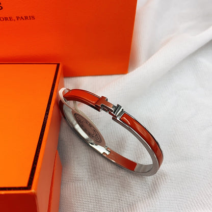 [AuraEcho]CLASSIC HM CLIC RED 8MM ENAMEL BRACELET