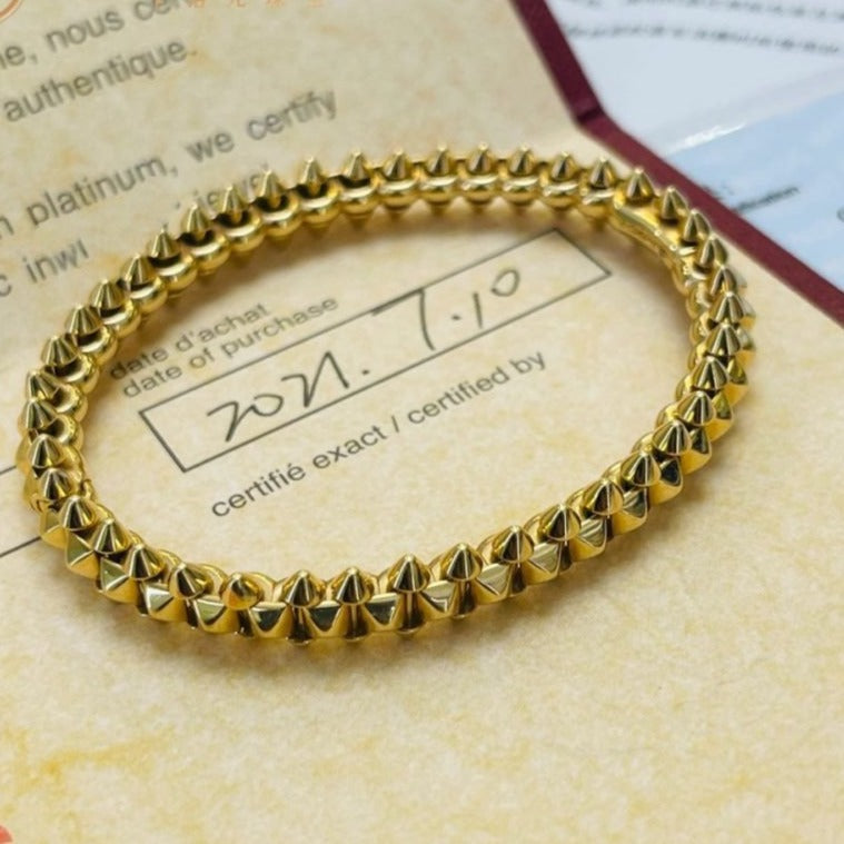 [AuraEcho]CLASH GOLD BRACELET