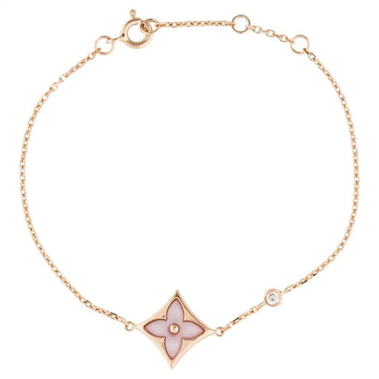 [AuraEcho]STAR 1 DIAMOND PINK GOLD BRACELET