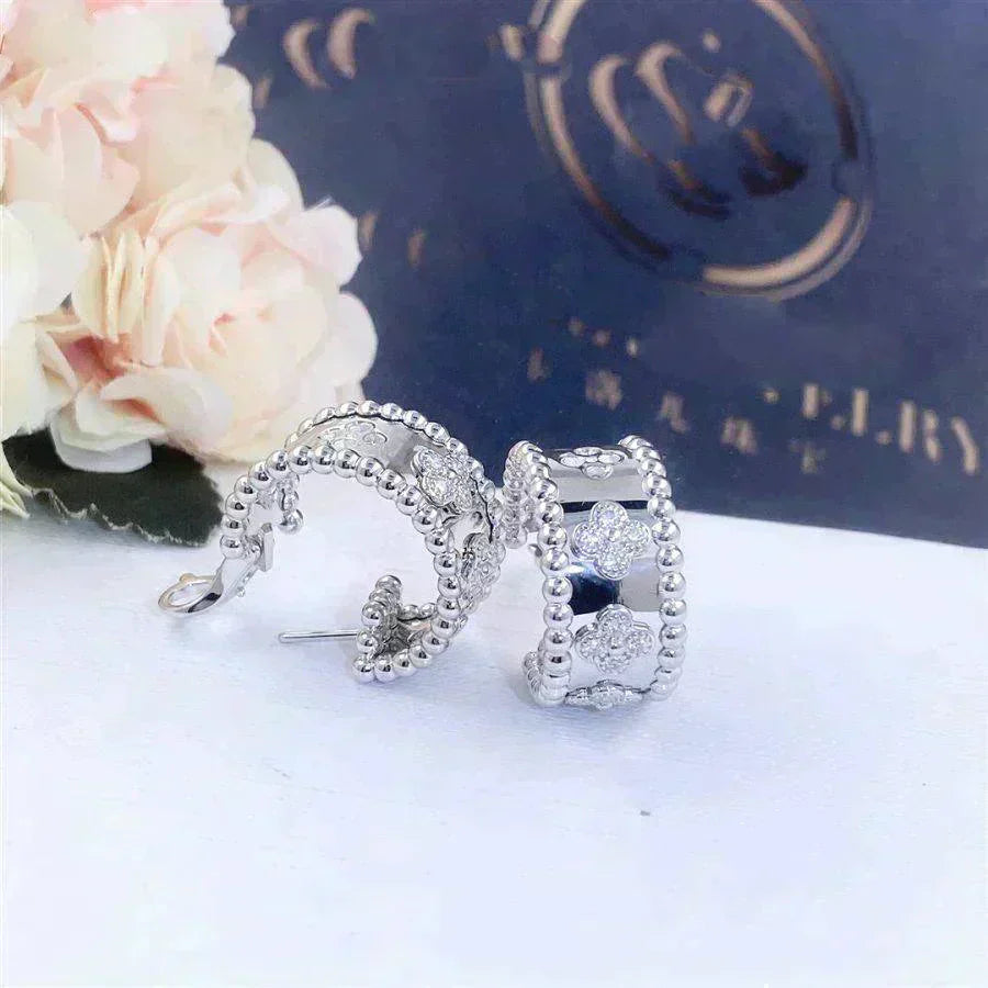 [AuraEcho]PERLEE DIAMOND EARRINGS