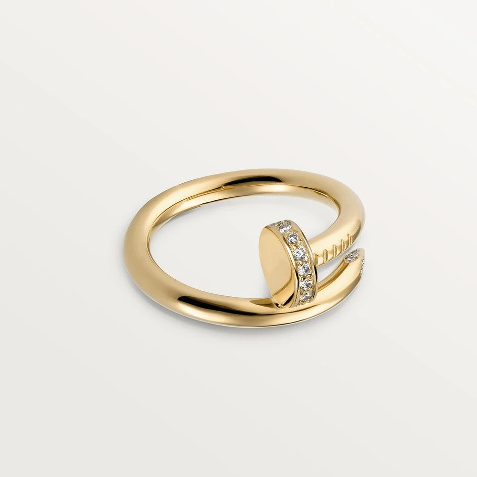 [AuraEcho]JUSTE RING 2.65MM GOLD DIAMOND